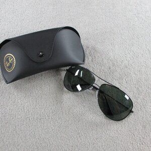 Ray Ban Aviator Sunglasses RB3293 006/71 63 13 Matte Black With Case
